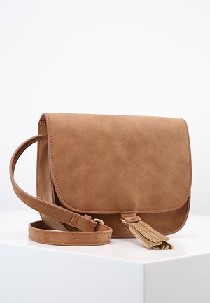 Cross body bag - cognac