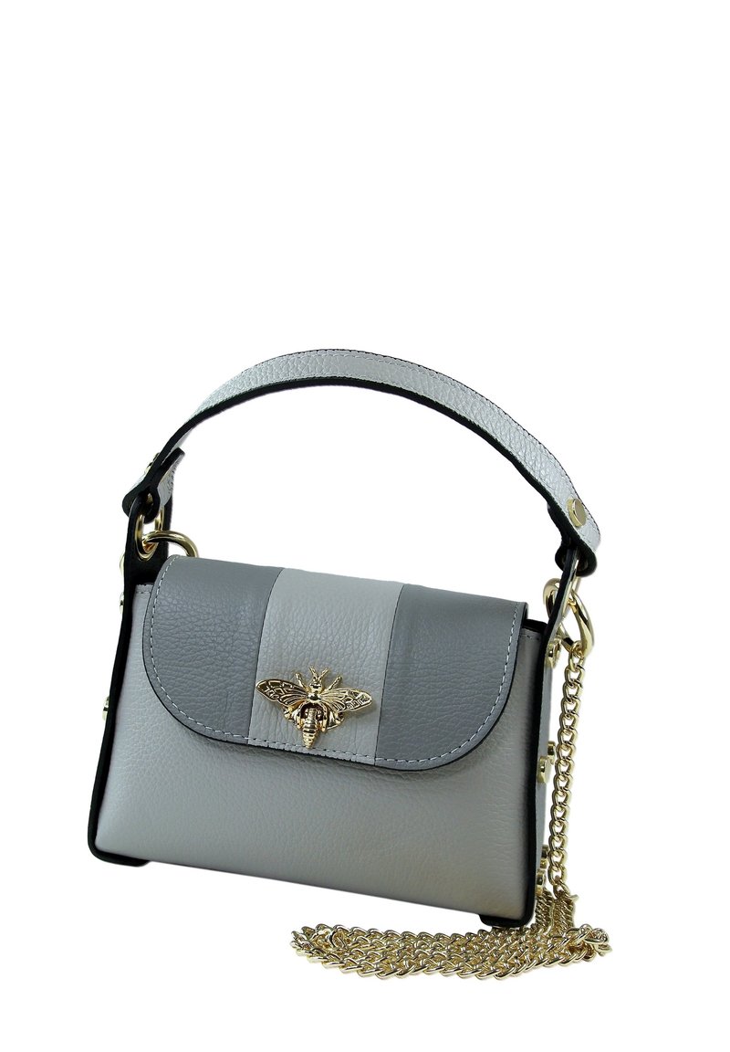 DrachenLeder TOSCANTO - Handtas - grau hellgrau