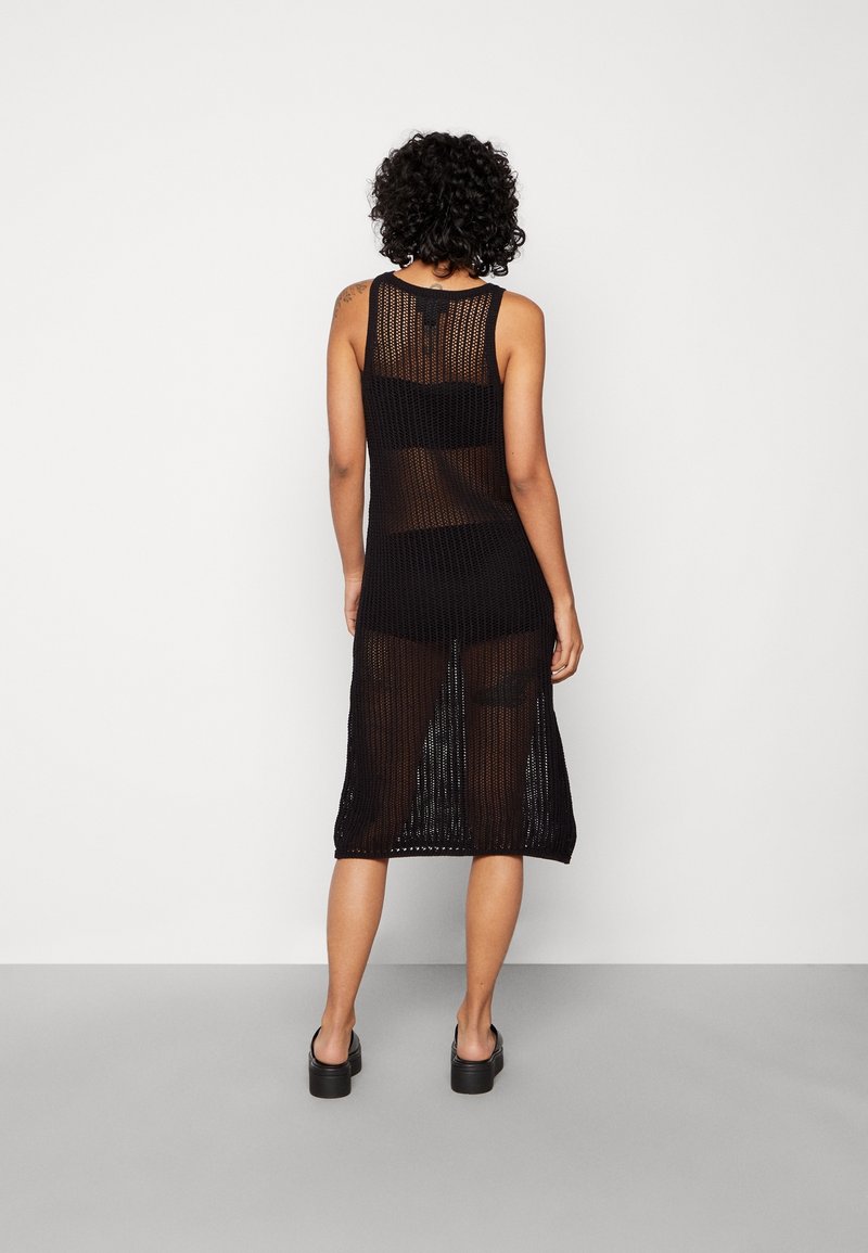 fit and flare black midi dress Michael Stars Palmira Fit & Flare Midi Dress Black / M