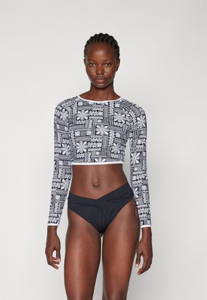Roxy MINERAL CROP - Bikini top - anthracite morockin vibes swim