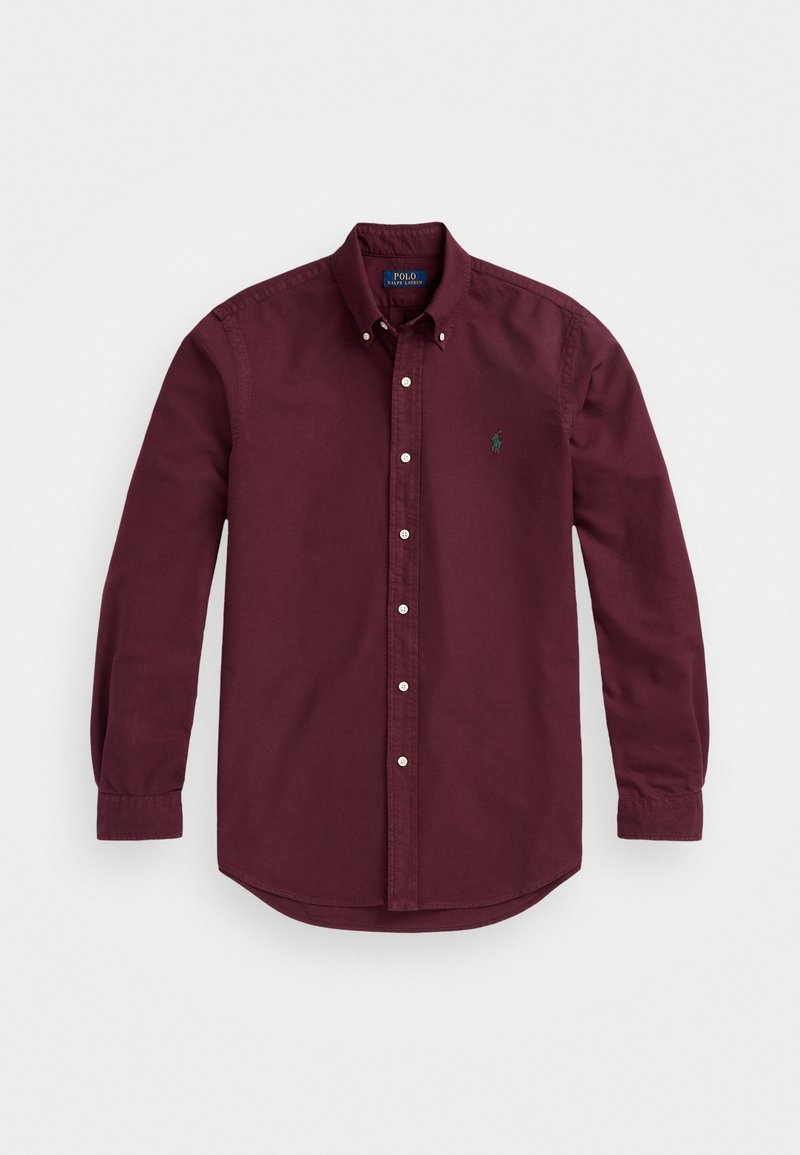 Polo Ralph Lauren SLIM FIT GARMENT-DYED OXFORD SHIRT - Overhemd - harvard wine