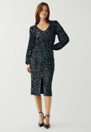 Koktailové šaty/večierkové šaty - lilac black