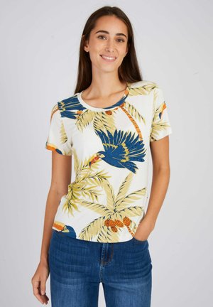T-Shirt print - ecru
