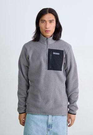 JASPER RIDGE™ PEBBLED HALF ZIP  - Fleece jumper - city grey/black