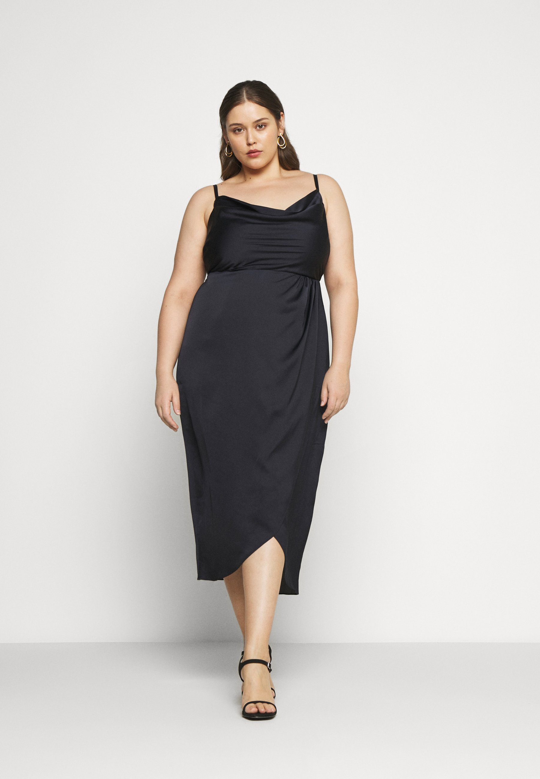 forever new holly cowl neck midi dress