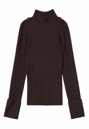 Reiss VIENNE HIGH-NECK  - Svetrík - burgundy