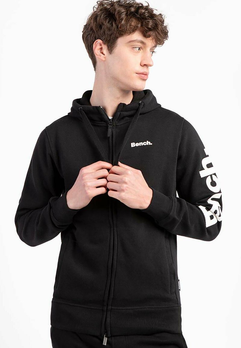 Bench Sweater met rits black/zwart Zalando.nl