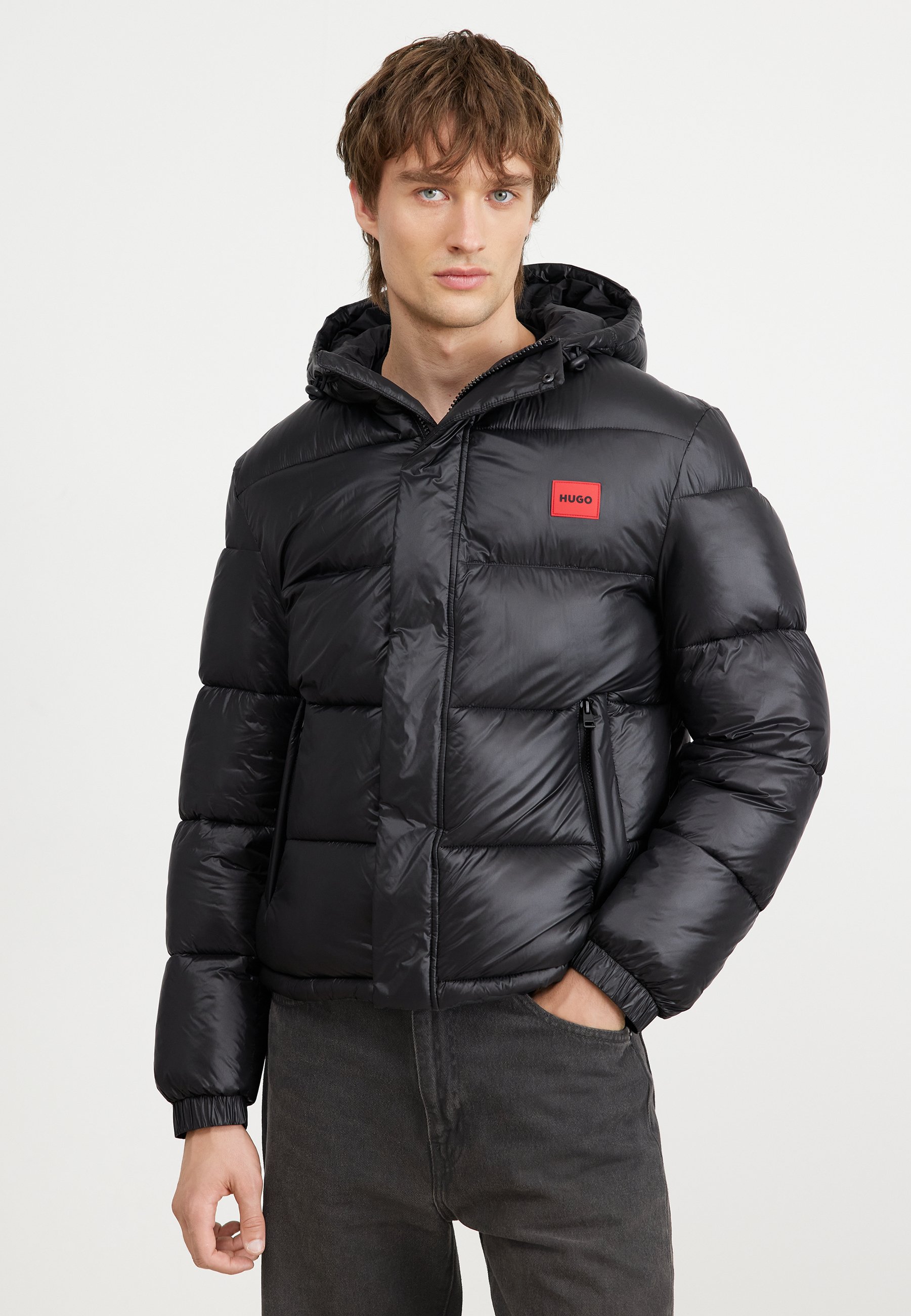 hugo balin hooded down jacket