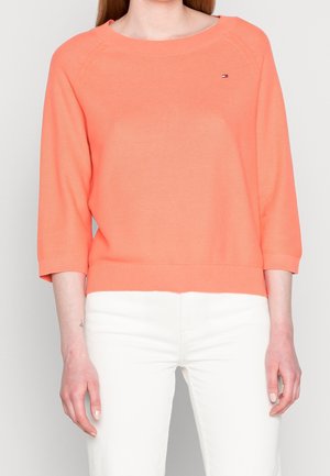 Striktrøje - orange