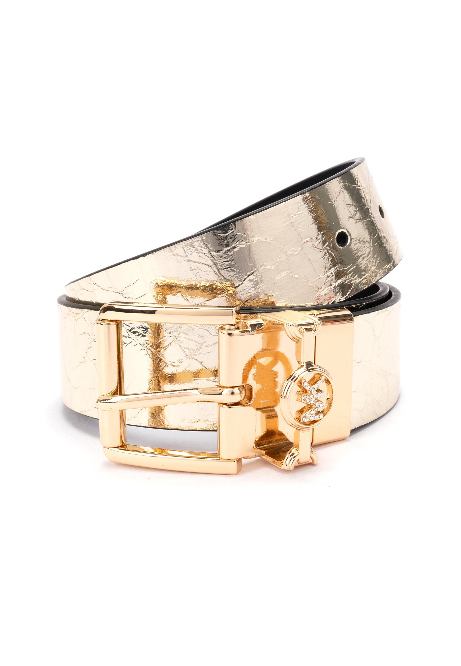 Michael Kors Gold Metallic Belt MICHAEL Michael Kors Metallic Gold Belt | Mercari main image 3