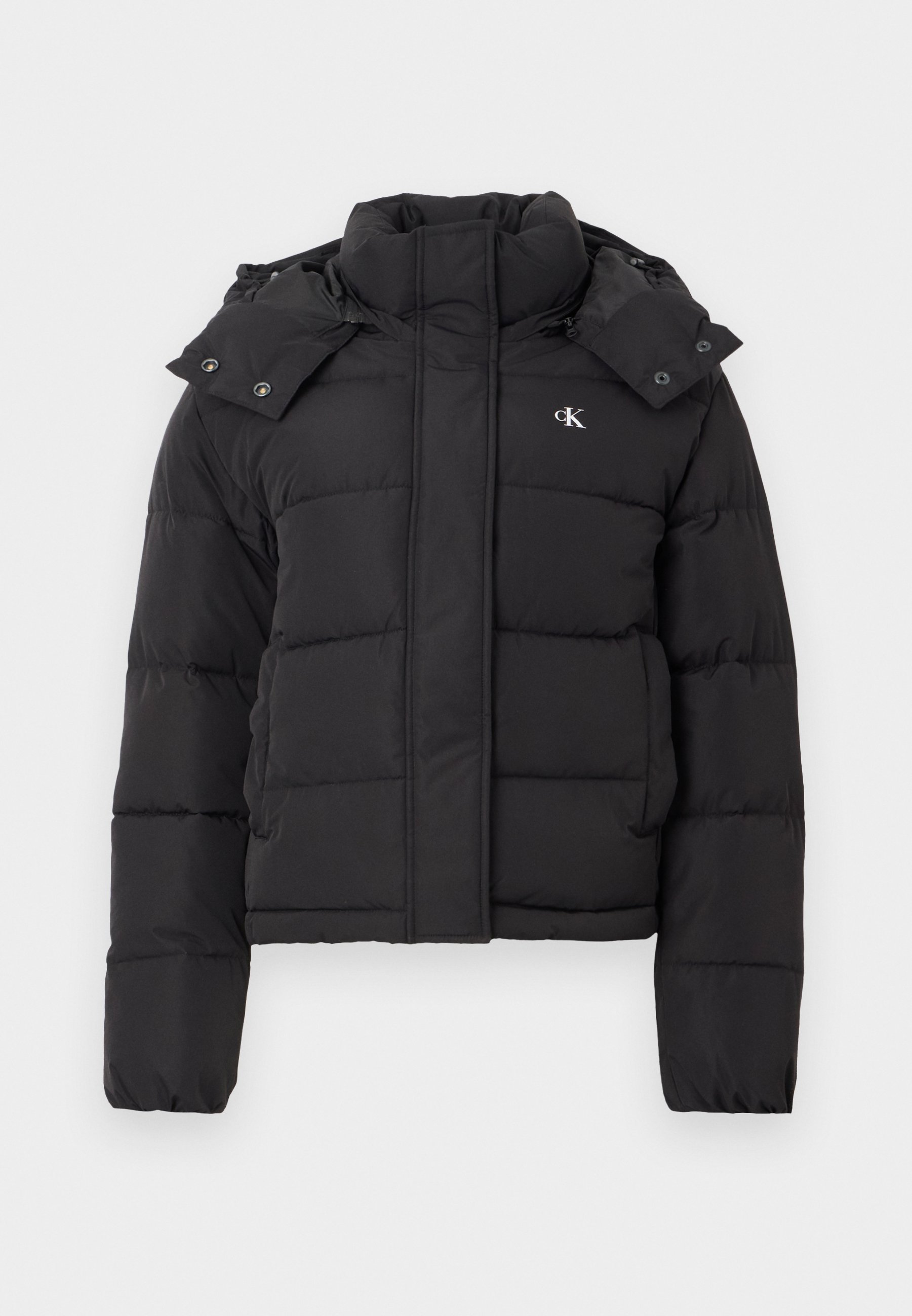 Calvin Klein Jeans MONOLOGO PUFFER - Zimní bunda - black
