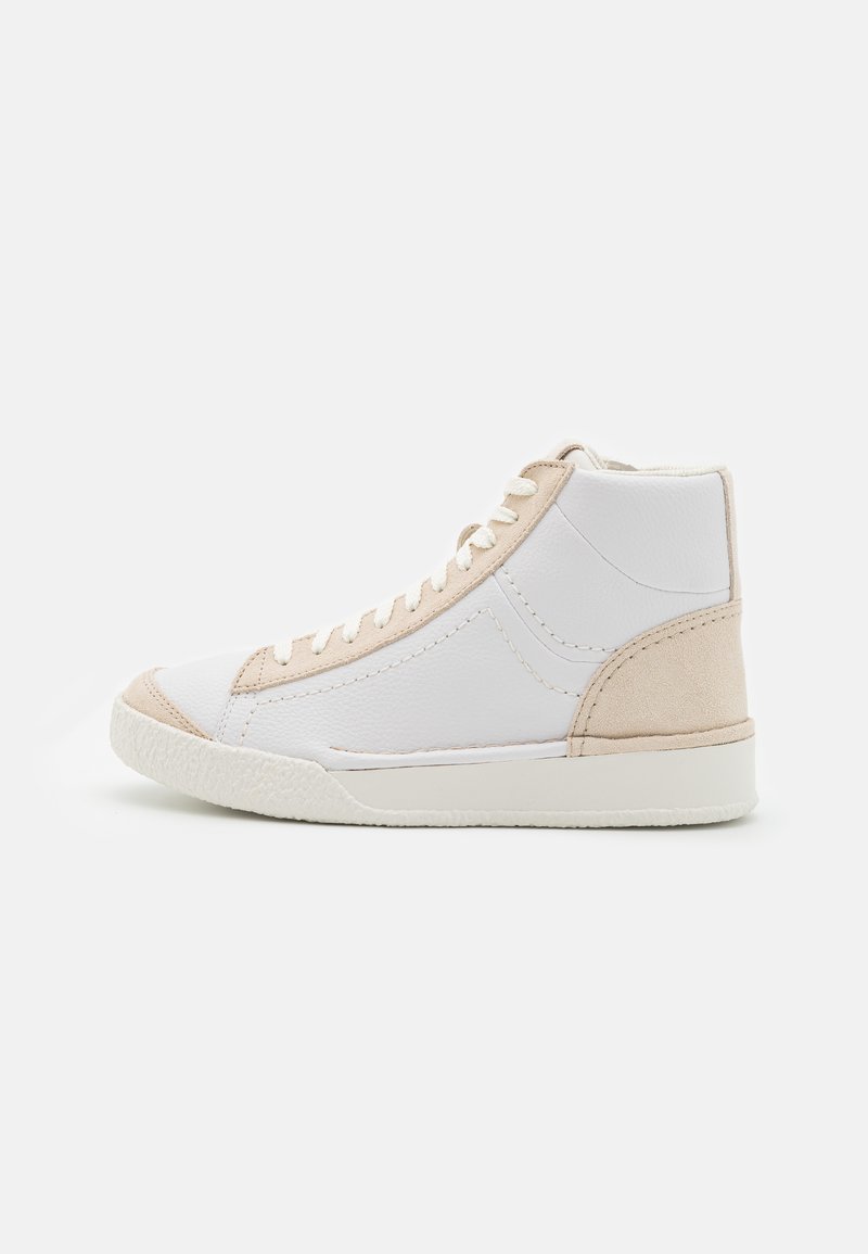 Clarks CRAFTCUP RISE - High-top trainers - white combination/white ...