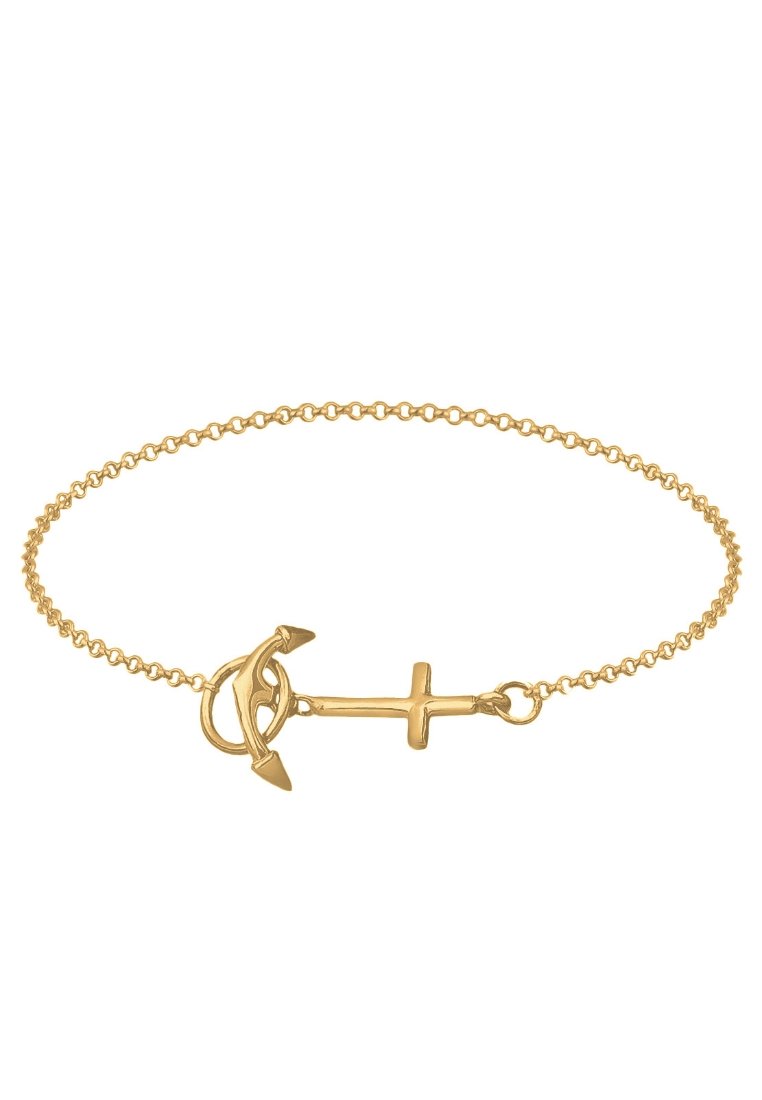 Goldhimmel ANCHOR Armband goldfarben Zalando.de