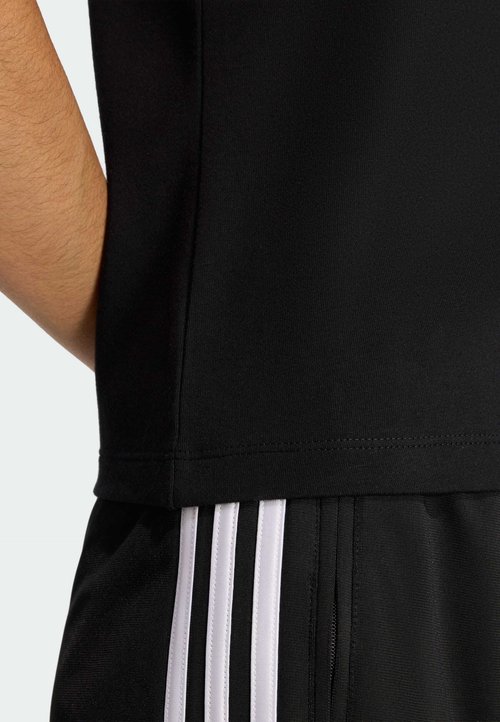 adidas Women's 3-Stripes Slim Tee Black/White — foto 4