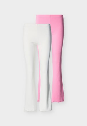 2 PACK - Spodnji del pižame - off white/pink
