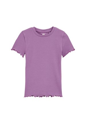 SLIM FIT STRUCTUUR - T-shirts basic - purple