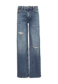CATIE MID RISE WIDE - Relaxed fit -farkut - blau