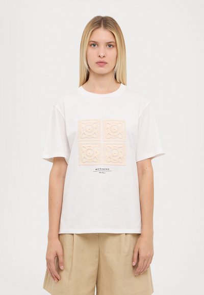 Weekend Max Mara BARBANO - T-shirts med print - bianco