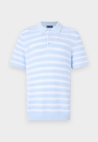 STRIPE - Polo - blue