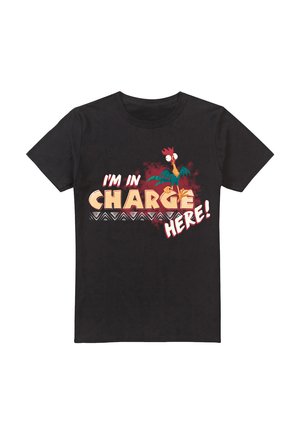 MOANA IM IN CHARGE - Print T-shirt - black