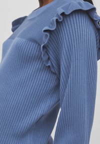 VILA Stickad tröja - blue