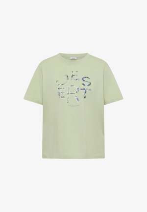 Cecil, T-SHIRT MIT RUNDHALS UND FRONTPRINT - T-shirt imprimé - raw matcha lime