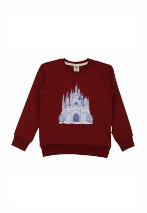 Sweatshirt - dark red