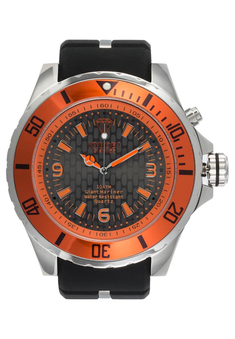 KYBOE KY-011 GIANT 55 - Horloge - black/orange/Oranje - Zalando.nl