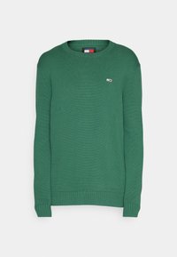 QUILTED TOMMY KELLY GREEN PULLOVER - -M