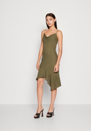 Monki Cocktail φόρεμα / Φόρεμα για πάρτι - khaki