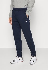 Champion - BASIC CUFF PANTS - Tracksuit bottoms - dark blue Thumbnail Image 1