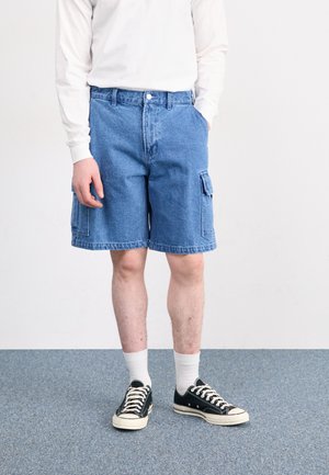 Obey Clothing BIGWIG BAGGY - Shorts di jeans - light indigo