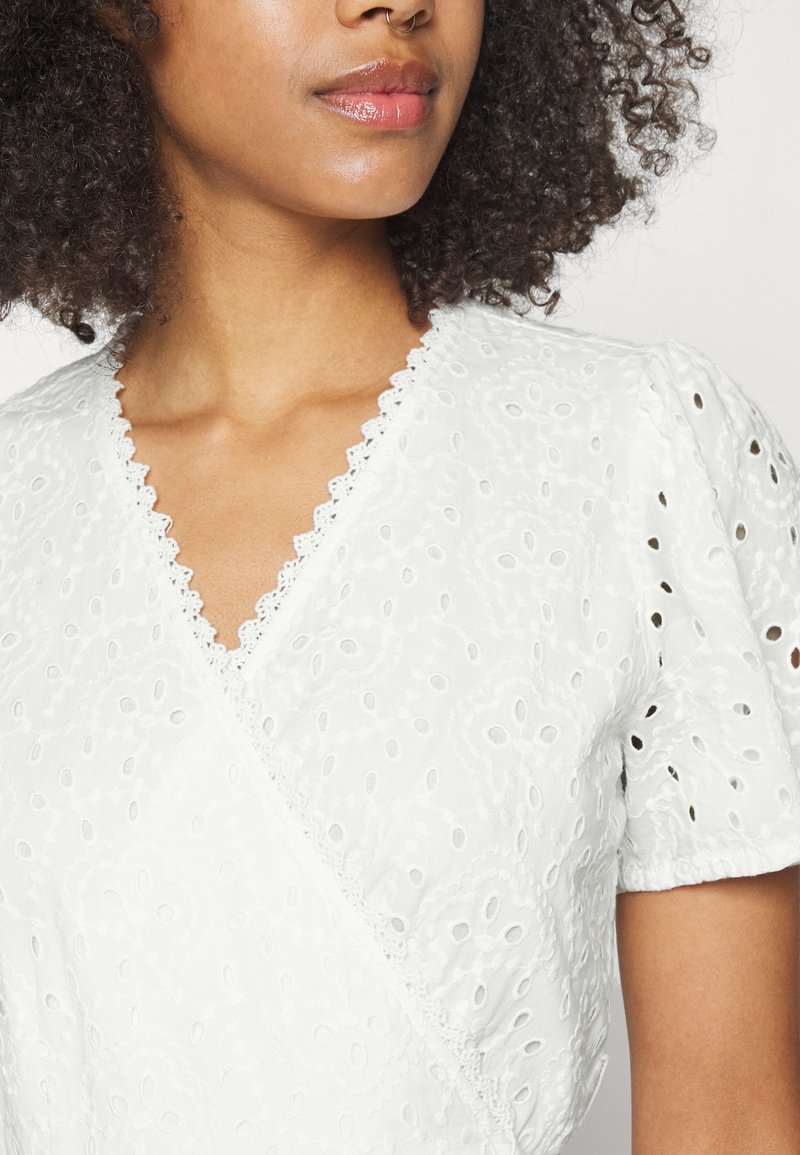 Damen Freizeitkleider | YAS YASLOHRI WRAP DRESS Freizeitkleid star white/weiß - OM64605 Damen Freizeitkleider | YAS YASLOHRI WRAP DRESS Freizeitkleid star white/weiß - OM64605