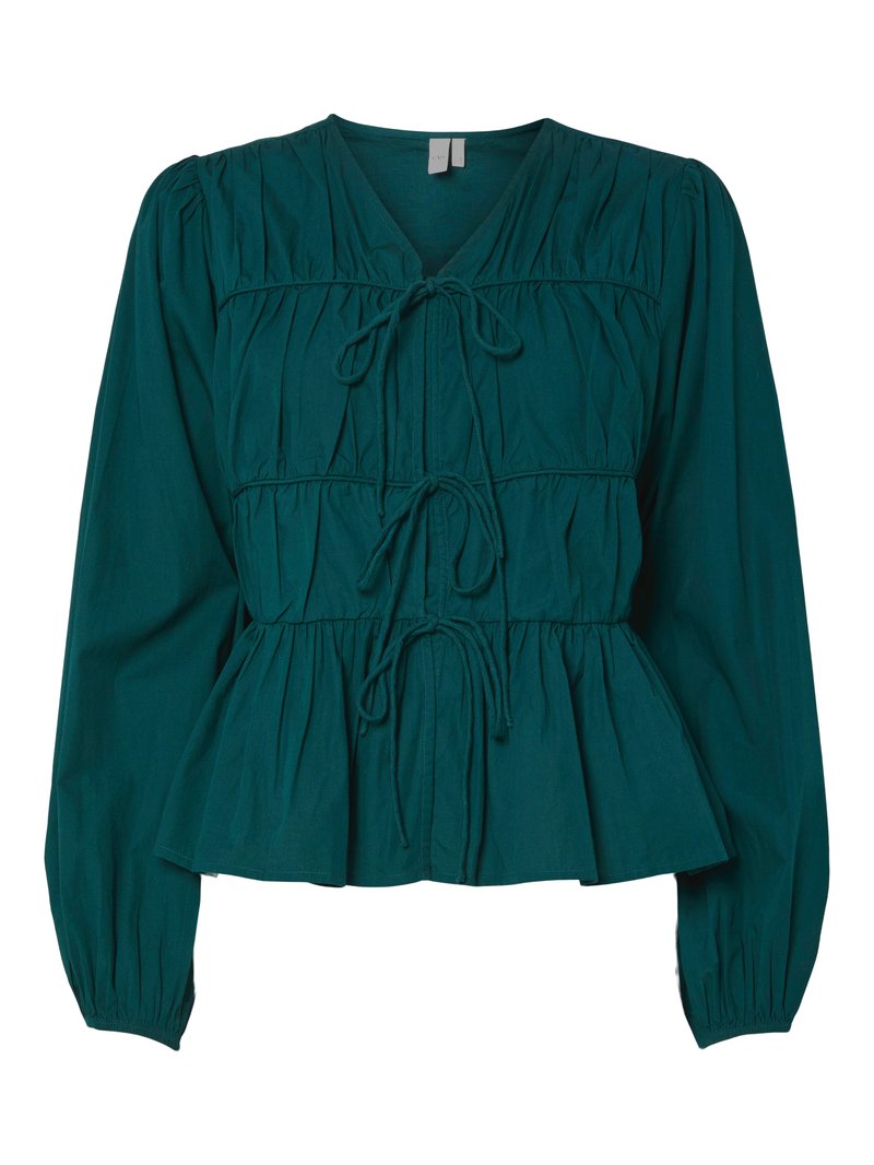 YAS Blouse donkergroen YAS Blouse donkergroen