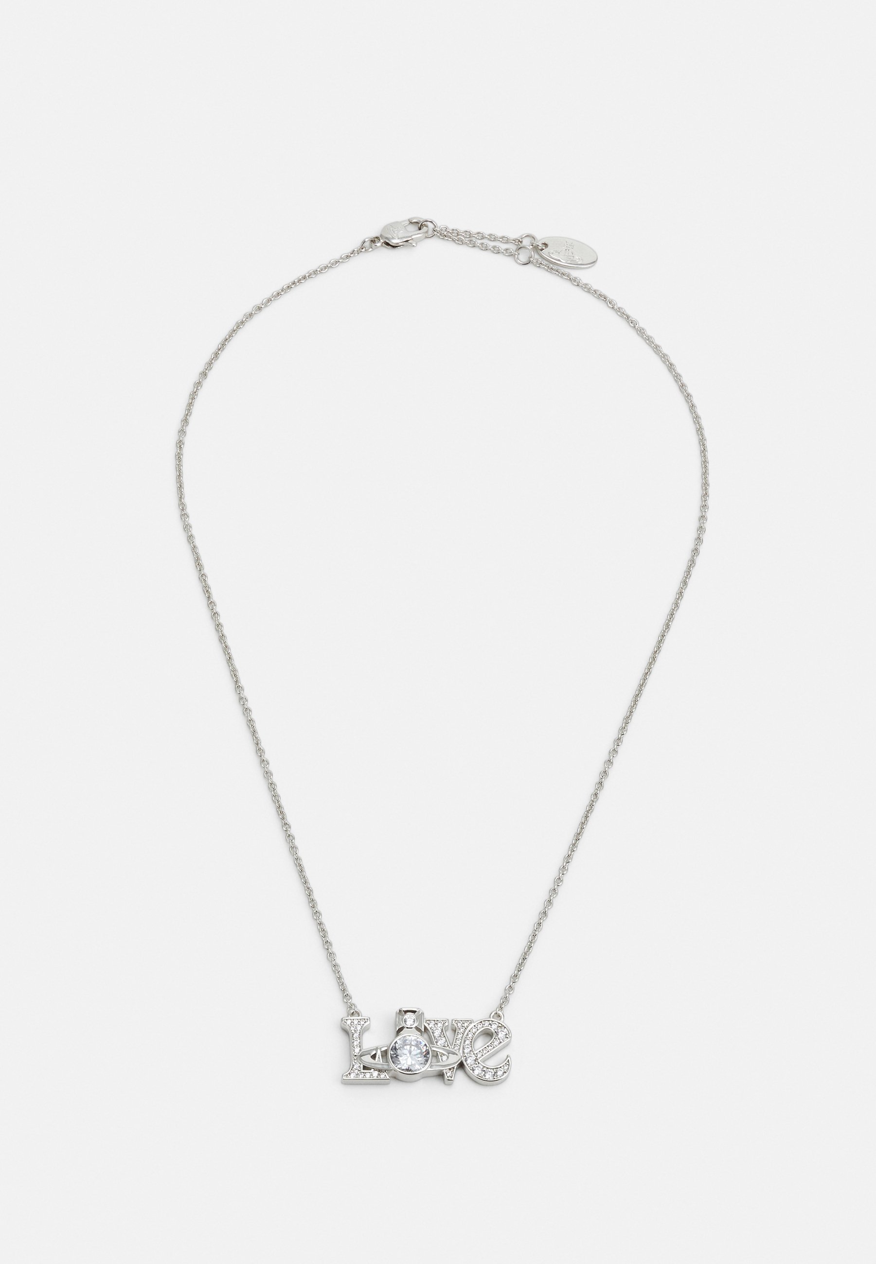 Grace Bas Relief Necklace - Vivienne Westwood - Brass - Silver