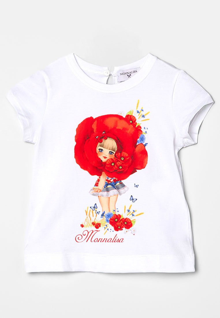 Monnalisa T-shirt print wit