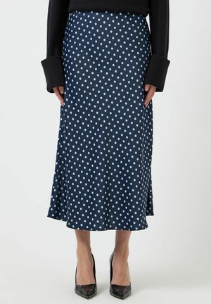 YASPELLA MIDI - A-snit nederdel - navy blazer