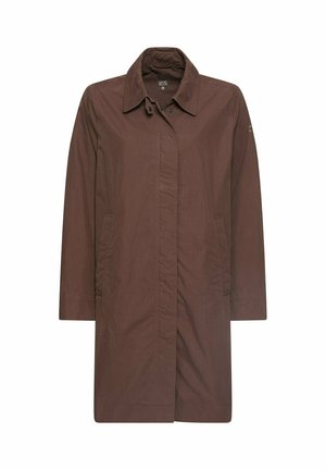 camel active, GEFÜTTERTER MANTEL MIT REFEKTIERNDEN DETAILS - Classic coat - brown