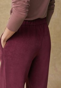 Next PULL-ON WIDE LEG   - Broek - burgundy