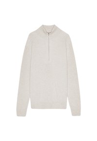 KEVIN ZIP MOCK - Trui - ivory