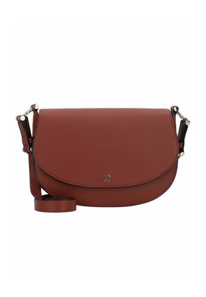 DELIA SCHULTER 23 CM - Sac bandoulière - dark cognac
