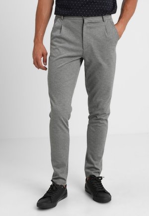 Stoffhose - mottled grey