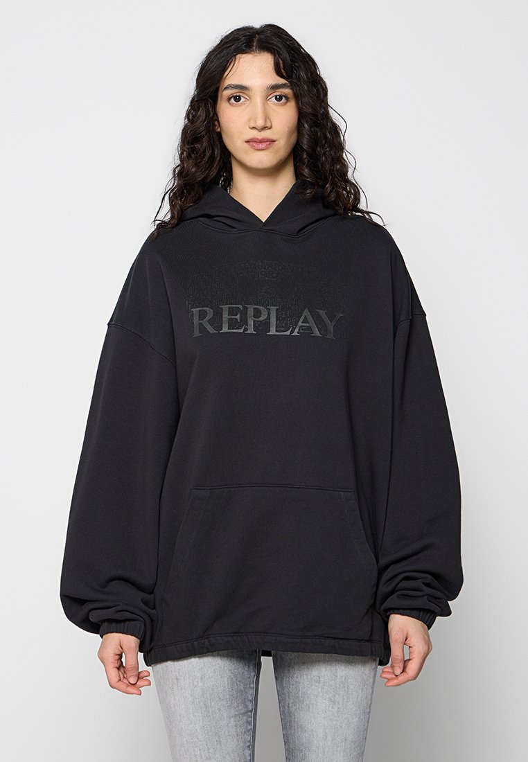 Replay Hoodie zwart Replay Hoodie zwart