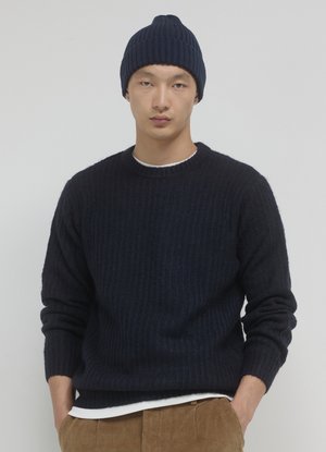 Calliope LAVORATA GIROCOLLO  - Jumper - blu
