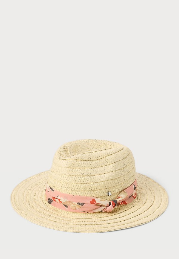 PACKABLE STRAW FEDORA - Hat - beige2