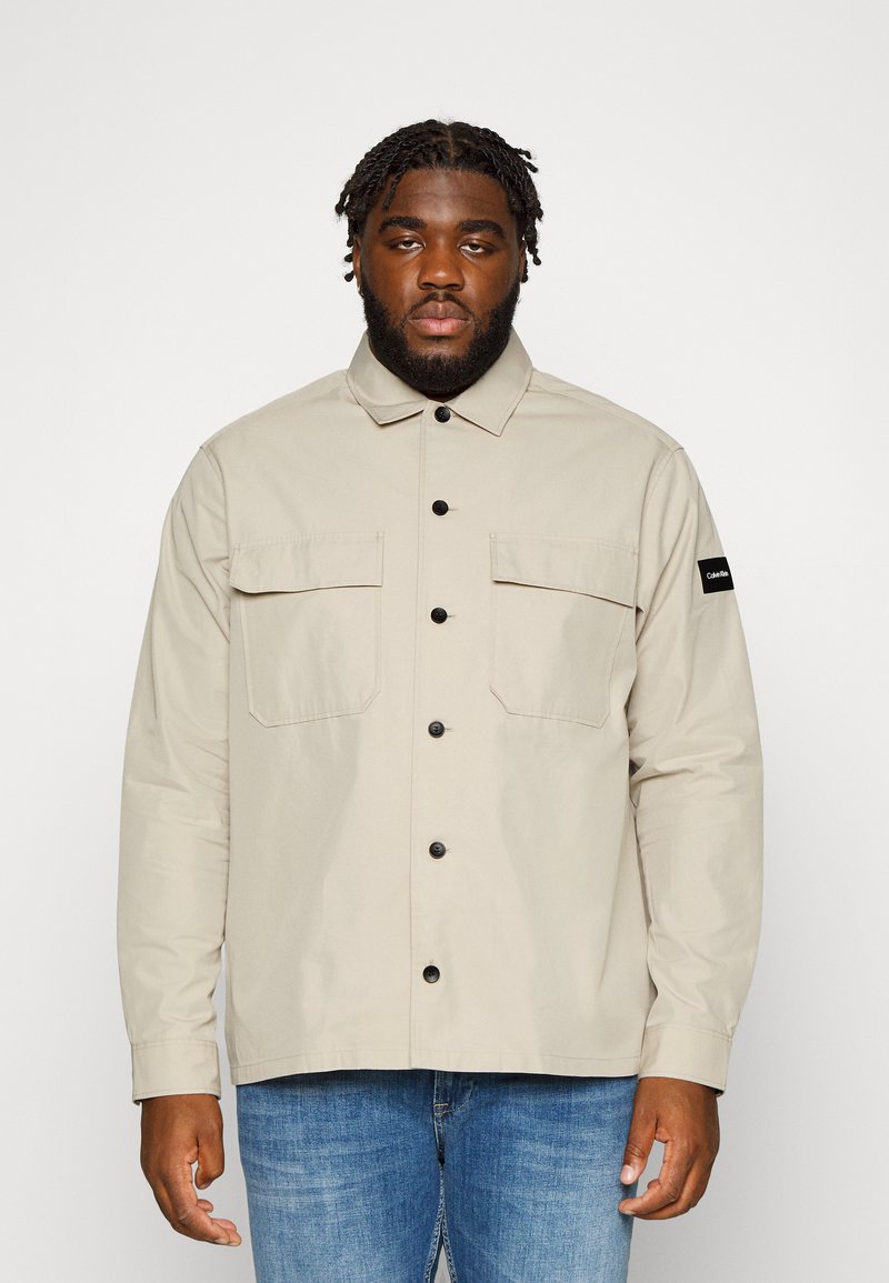 Calvin Klein OVERSHIRT Light jacket stony beige/taupe Zalando.ie