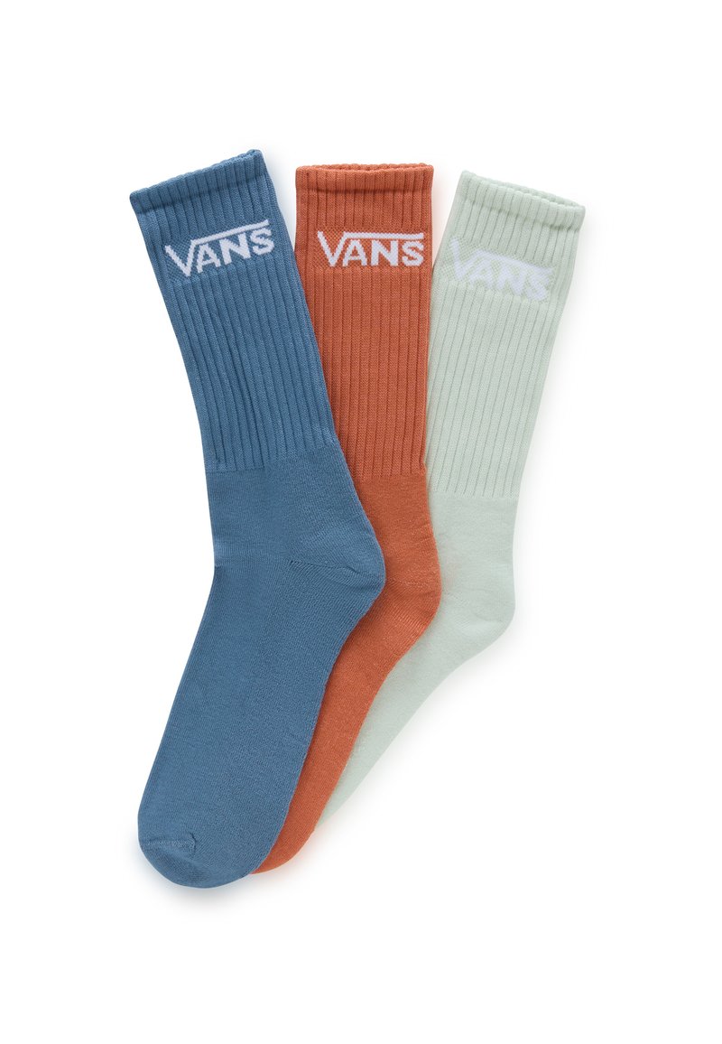 Vans 3 PACK CLASSIC CREW - Calze - autumn leaf
