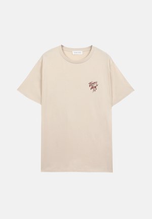 Pier One, GRAPHIC - T-shirt imprimé - beige