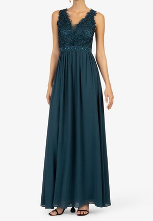 Vestido de fiesta - metallic green