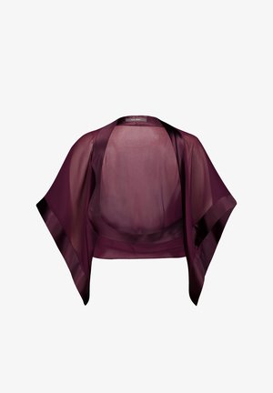 Vera Mont, VERA MONT MIT 3/4 ARM CHIFFONSTOLA - Poncho - strong aubergine